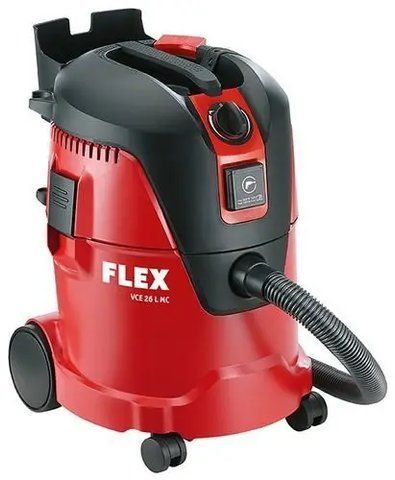 Промисловий будівельний пилосос FLEX VCE 26 L MC 230 / CEE : 1000 Вт, 25л бак, потік повітря 3600 л/хв VCE 26 L MC 230 / CEE VSE фото