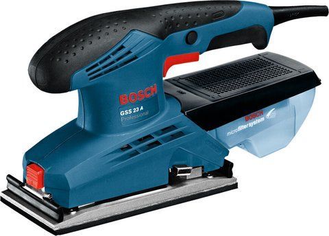 Электрическая вибрационная шлифмашина по дереву Bosch GSS 23 A : 190 Вт, 1.7кг плоская шлифмашина VSE 0601070400 VSE фото
