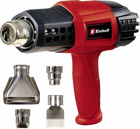 Потужний промисловий фен (будівельний фен) Einhell TE-HA 2000 E : 2000 Вт, 550&deg;С, потік повітря 500 л/хв, в кейсі (4520195) 4520195 фото