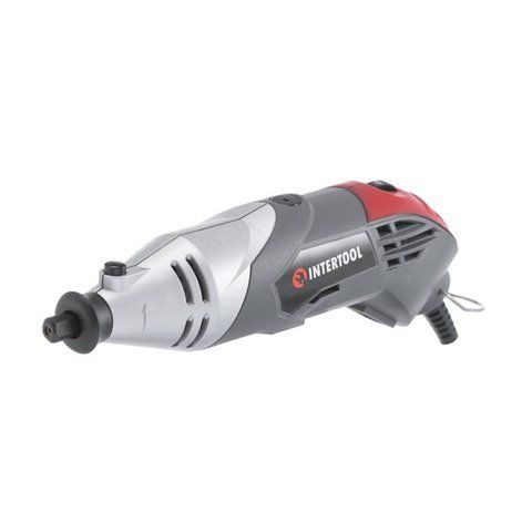 Прямая шлифмашина (гравёр) INTERTOOL DT-0517: 170Вт, 8000-35000 об/мин,гибкий вал, аксессуары 40 ед DT-0517 фото