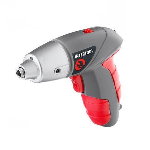 Акумуляторна викрутка INTERTOOL DT-0301 3.6V NiCd у кейсі з насадками DT-0301 фото