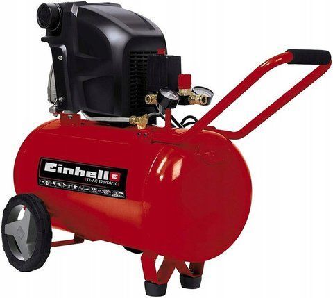 Масляный воздушный компактный компрессор Einhell TE-AC 270/50/10 50 л 10 бар 4010440 фото