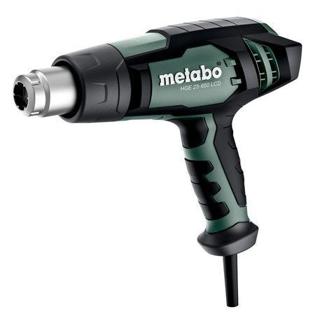 Професійний термофен Metabo HGE 23-650 LCD : 2300 Вт, LCD дисплей, 80 - 650 &deg;C (603065000) 603065000 VSE фото