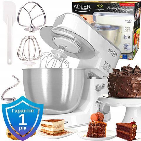 Міксер &mdash; тістоміс Adler AD 4216 4 л 5902934834278 фото