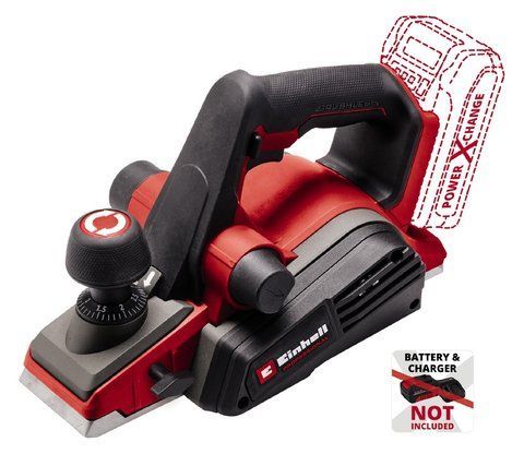 Акумуляторний ручний рубанок електрорубанок Einhell TP-PL 18/3 Li BL &mdash; Solo 3 мм 4345405 фото