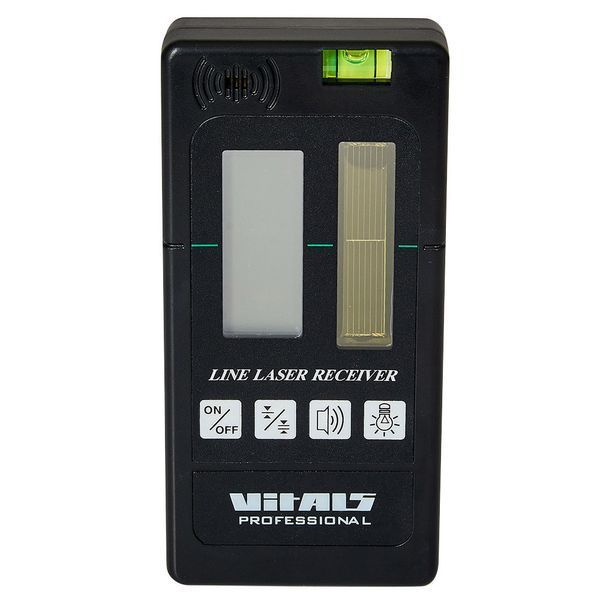 Приёмник для лазерного уровня Vitals Professional LR 1g до 50 метров LCD дисплей 000162519 фото
