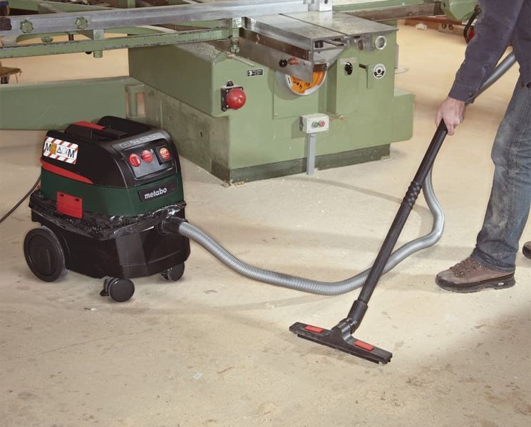 Профессиональный пылесос Metabo ASR 35 L ACP: 1400 Вт, 35 л, 248 мБар, 3660 л/мин, вес 16 кг VSE 602057000 VSE фото