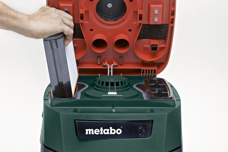 Профессиональный пылесос Metabo ASR 35 L ACP: 1400 Вт, 35 л, 248 мБар, 3660 л/мин, вес 16 кг VSE 602057000 VSE фото