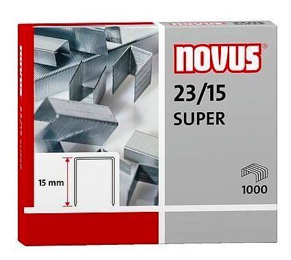 Скобі для степлера NOVUS No 23/15 SUPER (042-0044) 042-0044 фото