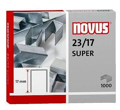 Скобі для степлера NOVUS No 23/17 SUPER (042-0045) 042-0045 фото
