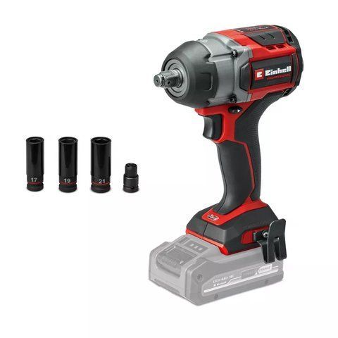 Мощный ударный гайковерт аккумуляторный Einhell Professional TP-CW 18/750-C Li BL-Solo (без АКБ и ЗУ) 4510065 фото