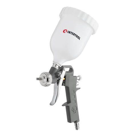 Краскопульт пневматический HP INTERTOOL PT-0204 : 190 л/мин, диаметр форсунки 1.5мм, 600 мл бачок PT-0204 фото