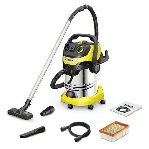 Електричний господарський будівельний пилосос Karcher WD 6 P S V-30/6/22/T 1300 Вт бак 30 л 1.628-360.0 VSE фото