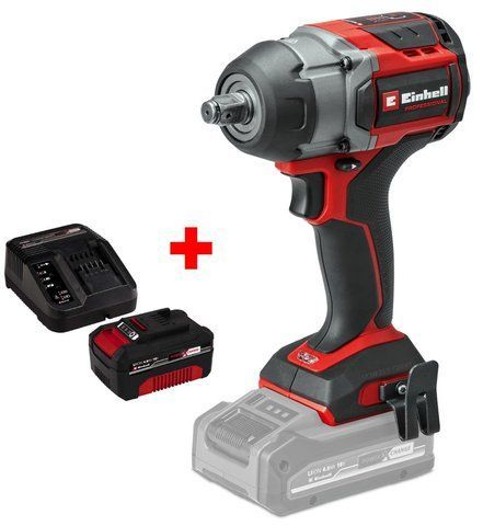 Мощный ударный аккумуляторный гайковерт Einhell Professional TP-CW 18/750-C Li BL-Solo (с АКБ 18V 4,0Ah и ЗУ) 4510065 4512042 фото