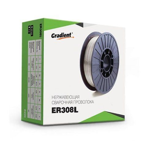 Сварочная проволока по нержавейке Gradient ER308L 0.8 мм (1 кг) ER308L фото