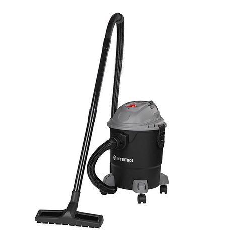 Потужний професійний пилосос INTERTOOL DT-1020 : 1200 Вт, 20л, для сухого і вологого прибирання DT-1020 фото