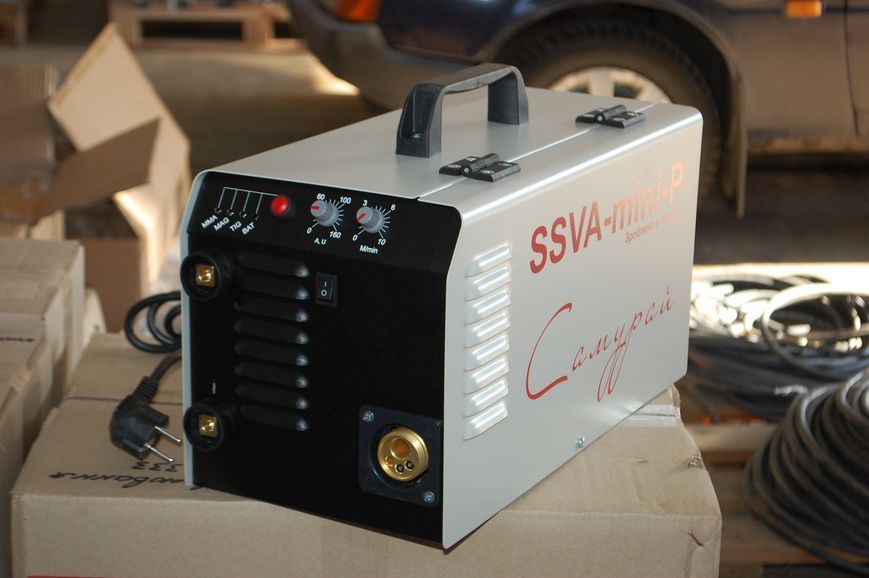 Мощный сварочный аппарат (полуавтомат) SSVA-MINI-Р &laquo;САМУРАЙ&raquo;: 160А, MIG-MAG, 220 В VSE SSVA-MINI-Р &laquo;САМУРАЙ&raquo; VSE фото