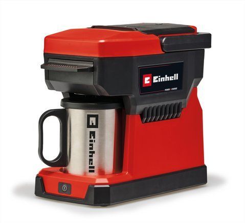 Аккумуляторная кофеварка Einhell TE-CF 18 Li-Solo c АКБ 18V 2.5 Ah контейнер 240 мл 4609990 4512097 VSE фото