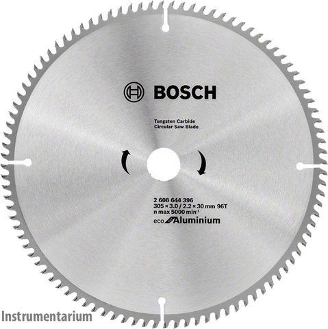 Диск пильний Bosch Eco for Aluminium 305x3,2x30-96T 2608644396 фото