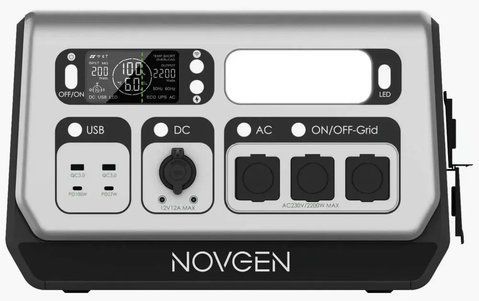 Потужна зарядна станція NOVGEN NOVB-2048 : 2200 Вт, 2048 Вт/год, LifePo4 (NOVB2048) NOVB2048 фото