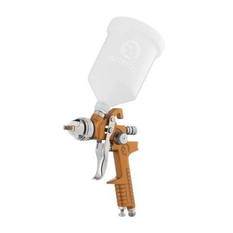 Краскопульт пневматичний HVLP INTERTOOL PT-0110 : 300 л/хв, діаметр форсунки 1.5мм, 600 мл бачок PT-0110 VSE фото