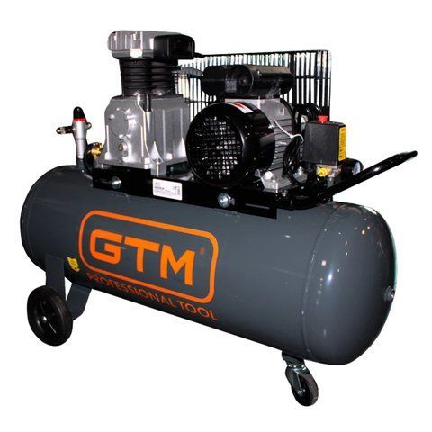 Масляный воздушный поршневой компрессор GTM KAV30KCH2070B-100L ременный: 100л, 2,2кВт, 10бар, 300 л/мин VSE KCH2070B-100L VSE фото