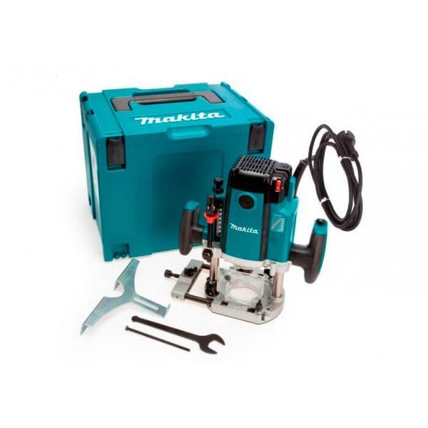 Професійний фрезер вертикальний Makita RP2303FCJ : 2100 Вт, розмір цанги 6/8/12 мм, обороти 9.000-23.000 хв-1 RP2303FCJ VSE фото