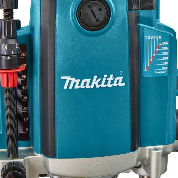 Професійний фрезер вертикальний Makita RP2303FCJ : 2100 Вт, розмір цанги 6/8/12 мм, обороти 9.000-23.000 хв-1 RP2303FCJ VSE фото