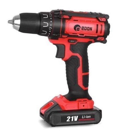 Шуруповерт аккумуляторный 2А/21В 1450 об/мин, EDON AD-21A двухскоростной VSE AD-21A VSE фото