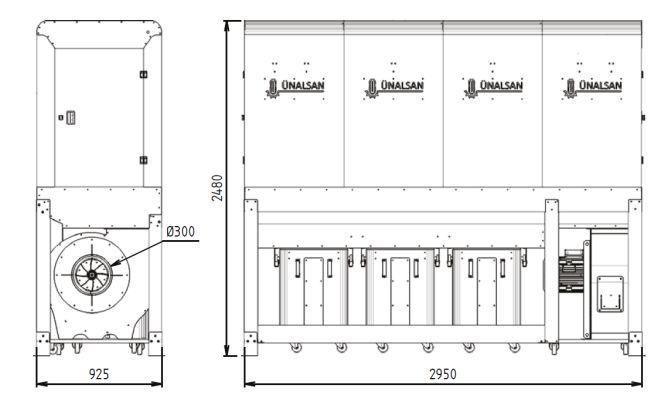 Аспірація Unalsan UNS 284 KTK 6500 м&sup3;/год UNS 284 KTK фото