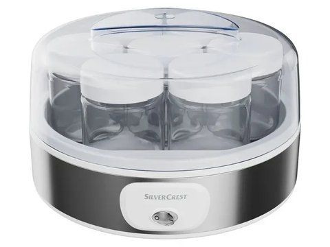 Йогуртниця SILVER CREST SJB 18 A1 сіра на 7 склянок 0341 фото