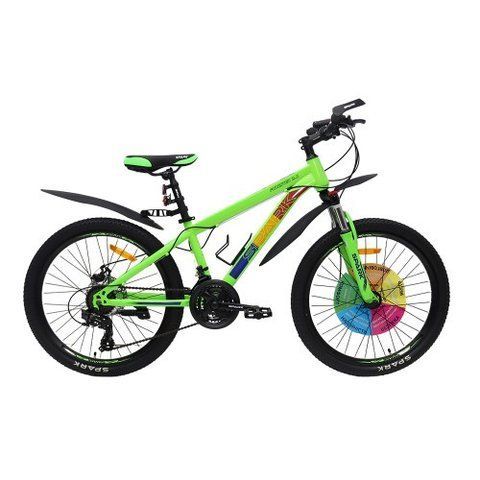 Велосипед SPARK FORESTER 13 24 неоновый зеленый (колеса - 24", стальная рама - 13") 000198069 фото