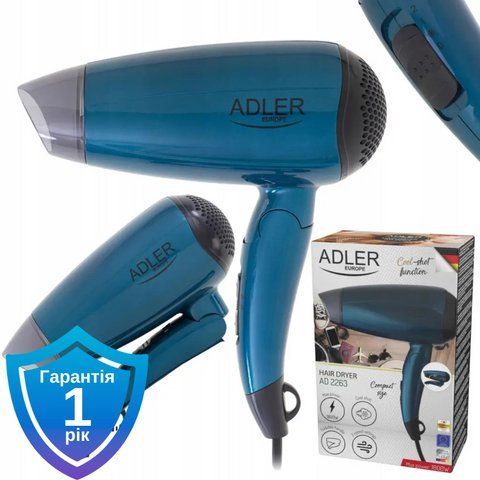 Фен Adler AD 2263 1800 Вт 5903887802307 фото