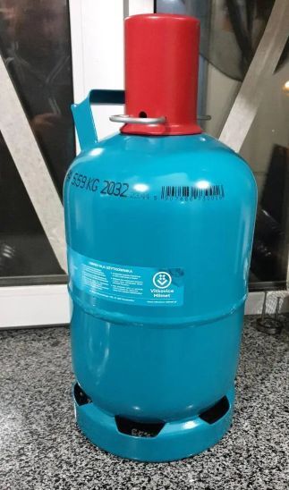 Баллон для газа 12 л без горелки, пропан-бутан VITKOVICE MILMET Польша (пустой, без газа) VM12 фото