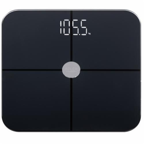 Весы напольные аналитические Adler AD 8187 Black Smart 5905575903822 фото