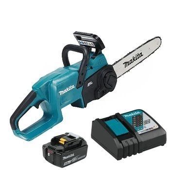 Профессиональная аккумуляторная цепная пила MAKITA DUC357RT: с АКБ 18V 5 Ah, шина 35 см VSE DUC357RT VSE фото