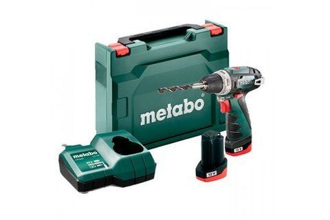Мощная аккумуляторная дрель-шуруповерт Metabo PowerMaxx BS Basic LC 12 : 34 Нм, кейс (600984500) VSE 600984500 VSE фото