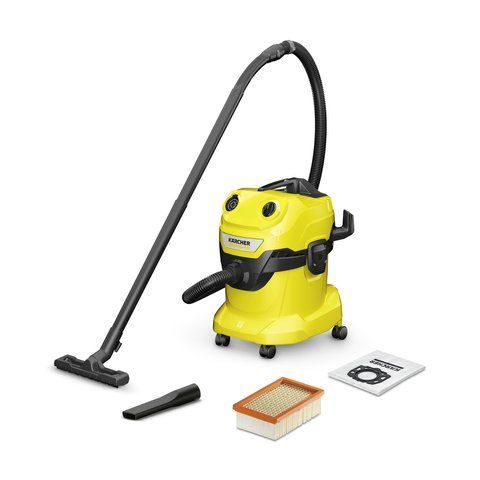 Профессиональный пылесос Karcher WD 4 V-20/5/22 : 1000 Вт, 20 л, для сухой и влажной уборки VSE 1.628-209.0 VSE фото