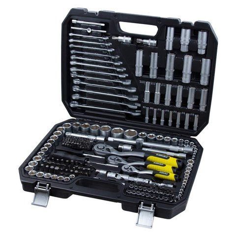 Набір насадок торцевих і біти 1/4", 3/8", 1/2" 216шт CrV Sigma (6003841) 1396 VSE фото