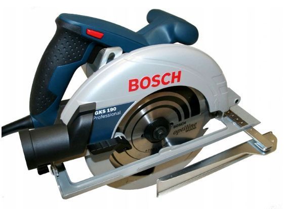 Дисковая пила Bosch GKS 190 (0601623000): 1400Вт, 5500 об/мин., глубина реза 70 мм, диск 190мм 1560 фото