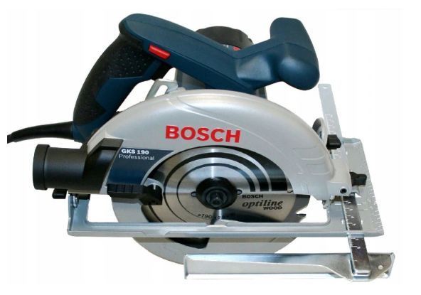 Дисковая пила Bosch GKS 190 (0601623000): 1400Вт, 5500 об/мин., глубина реза 70 мм, диск 190мм 1560 фото