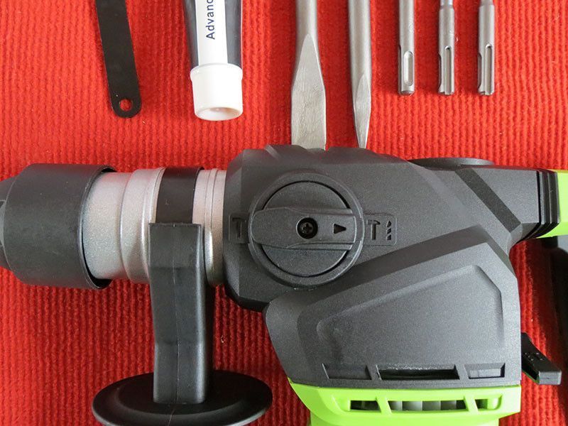 Перфоратор Zipper ZI-BHA1500D: 1500Вт, 5,5Дж, SDS-Plus, сверление, бурение и долбление ZI-BHA1500D фото