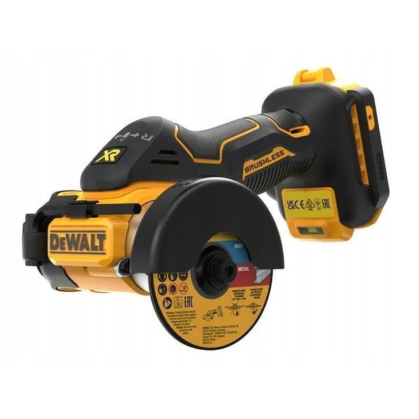 Пила дискова аккумуляторна безщіткова компактна DeWALT DCS438N: без АКБ, диск 76мм, 20000 об/хв (DCS438N) DCS438N фото