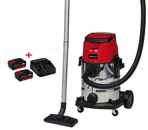 Професійний акумуляторний промисловий пилосос Einhell TC-VC 36/25 Li S - Solo : з АКБ 18V 2 шт-2.5Ah+ЗП, 25л, 150 мБар VSE 2347170 4512097 VSE фото