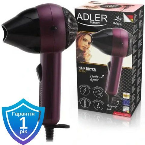 Фен Adler AD 2247 1400 Вт 5902934830300 фото