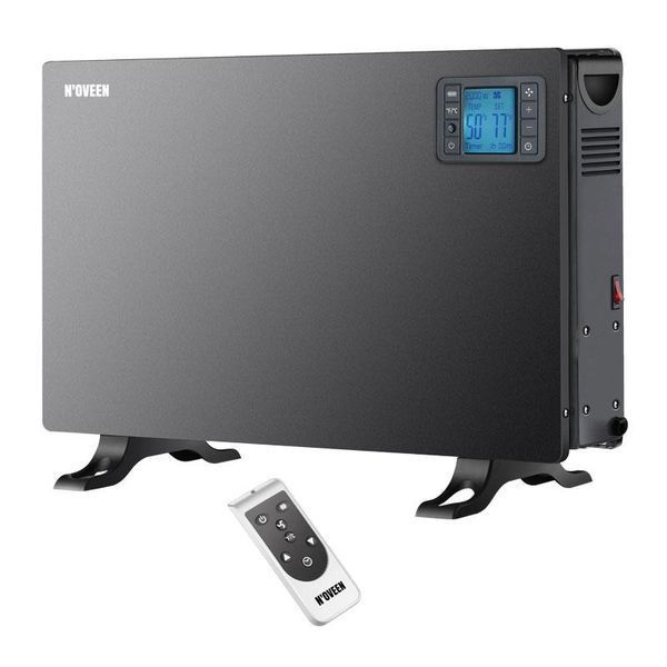 Конвекторний обігрівач 22 м2, 2 кВт Noveen CH7100 LCD SMART: таймер, пульт, терморегулятор, Польща 4 111 057 фото