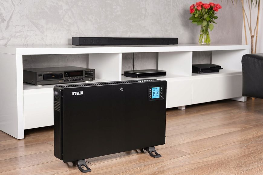 Конвекторний обігрівач 22 м2, 2 кВт Noveen CH7100 LCD SMART: таймер, пульт, терморегулятор, Польща 4 111 057 фото