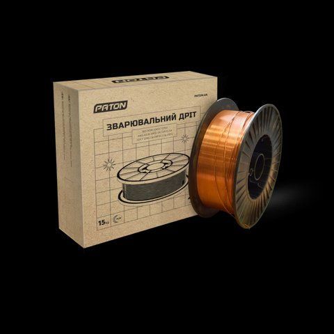 Сварочная проволока омедненная PATON ER70-S6 (Св-08Г2С), &Oslash; 1,2 мм, 15 кг VSE 4012549 VSE фото