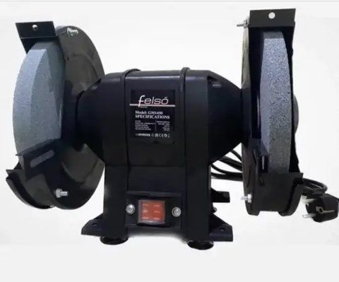 Мощный заточный станок GM1450 Felso: 1450 Вт, диск 200 мм, 2950 об/мин VSE GM1450 VSE фото