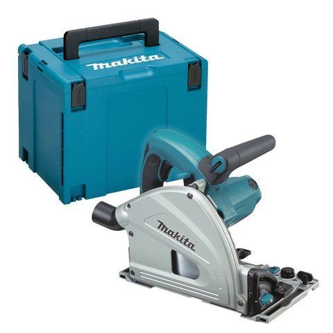 Професійна ручна заглибна дискова пила Makita SP 6000J : 1300 Вт, 165мм, 55мм глибини погружна циркулярка в кейсі SP6000J VSE фото